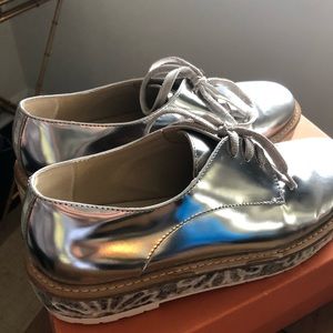 Silver AGL made in Italy oxford creeper